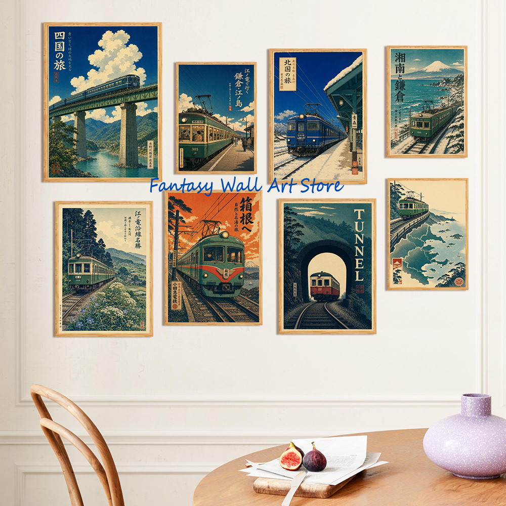 Japanese Lifestyle Japanese - Japanese Train Blue Railway Station Scene