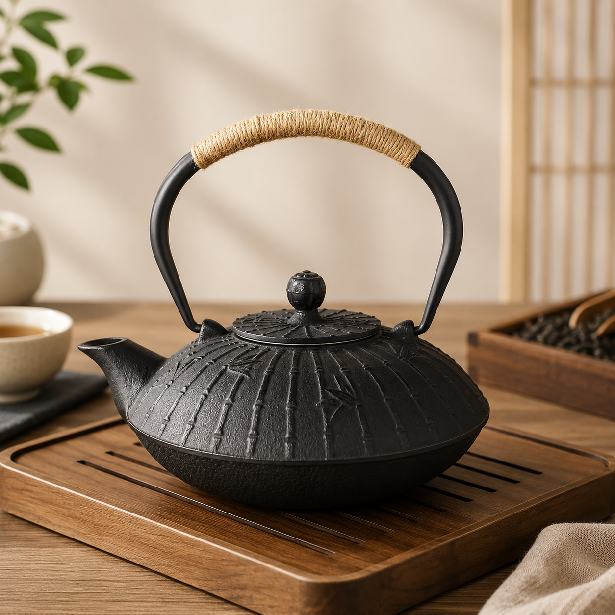 Cast Iron Tetsubin - Retro 900ml Cast Iron Teapot Japanese