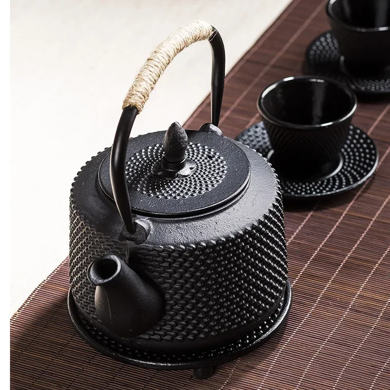 Cast Iron Tetsubin - Cast Iron Teapot, Water Boiling Kettle,