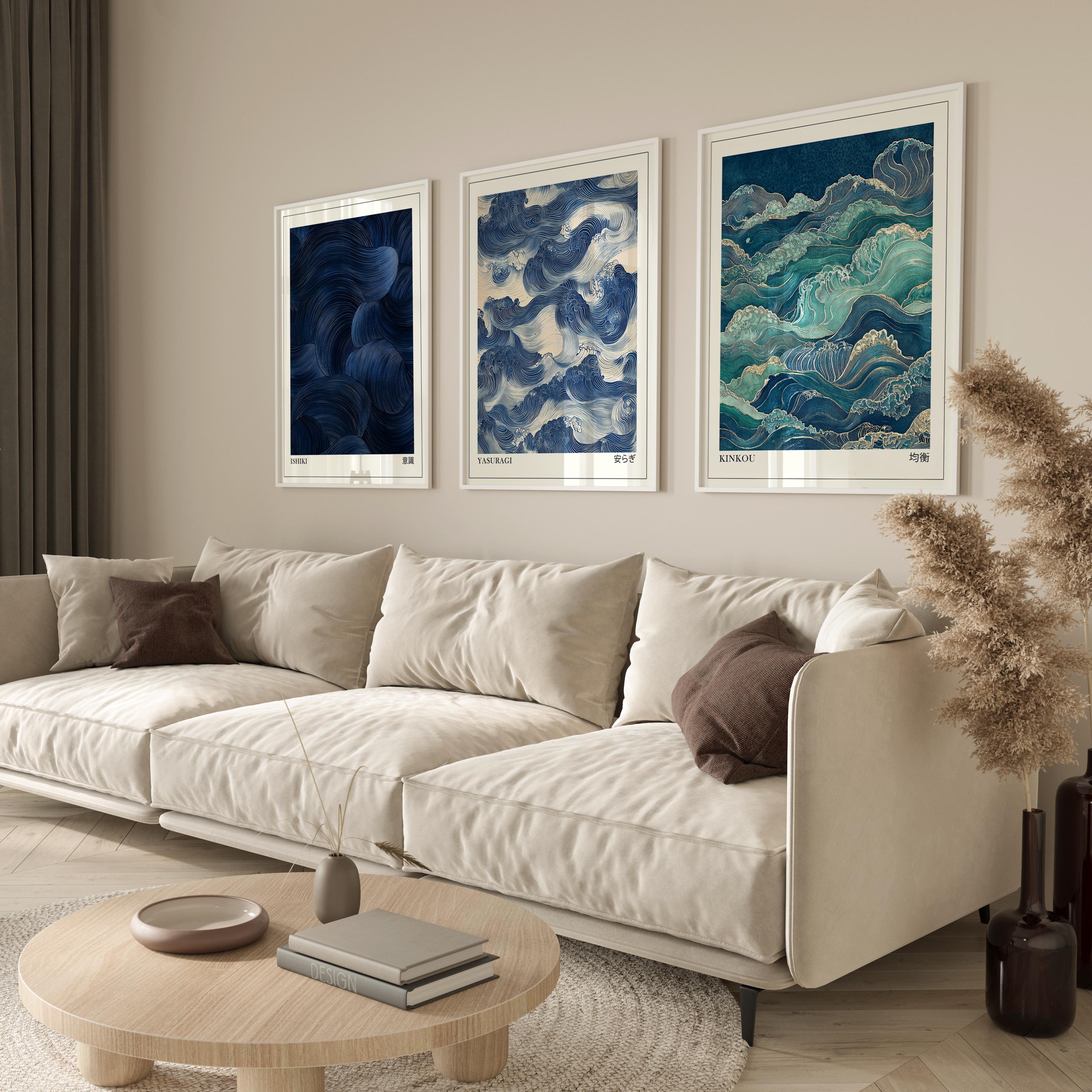 Japandi Wall Art Set of 3, Mod - Japanese Living Lifestyle avis et prix