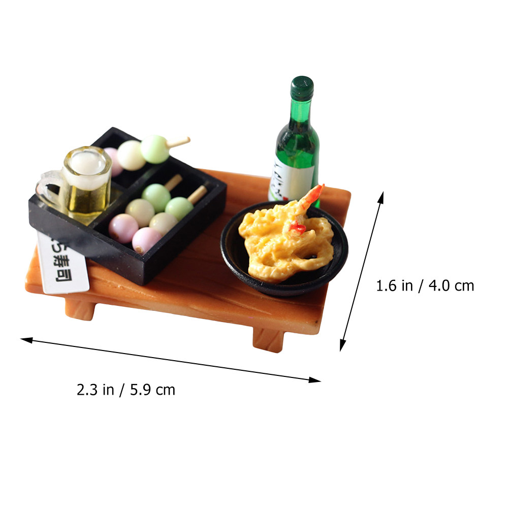 3Pcs Mini Sushi Realistic Deco - Japanese Lifestyle Japanese avis et prix