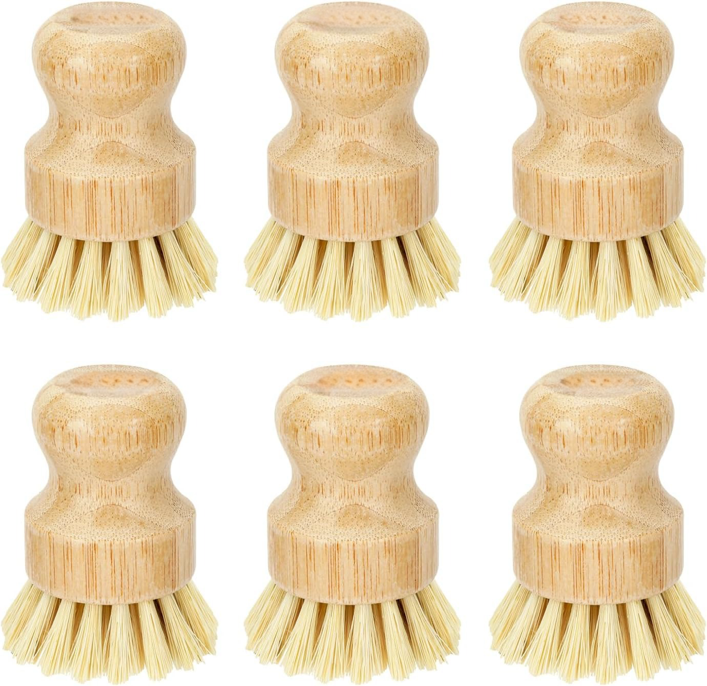 Bamboo Dish Scrub Brushes, Kit - Cast Iron Tetsubin avis et prix