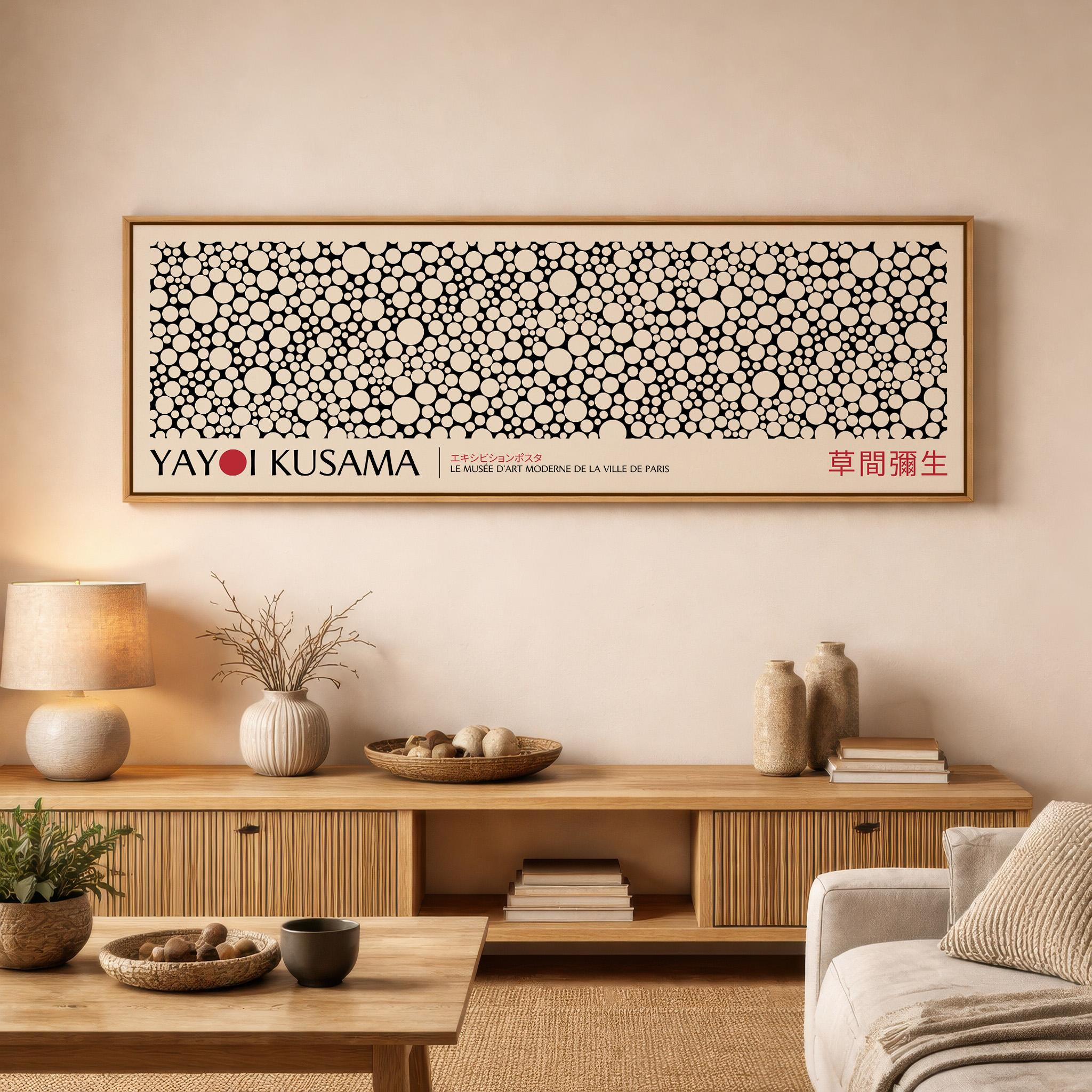 Large Japanese Yayoi Kusama Ab - Japanese Living Lifestyle avis et prix