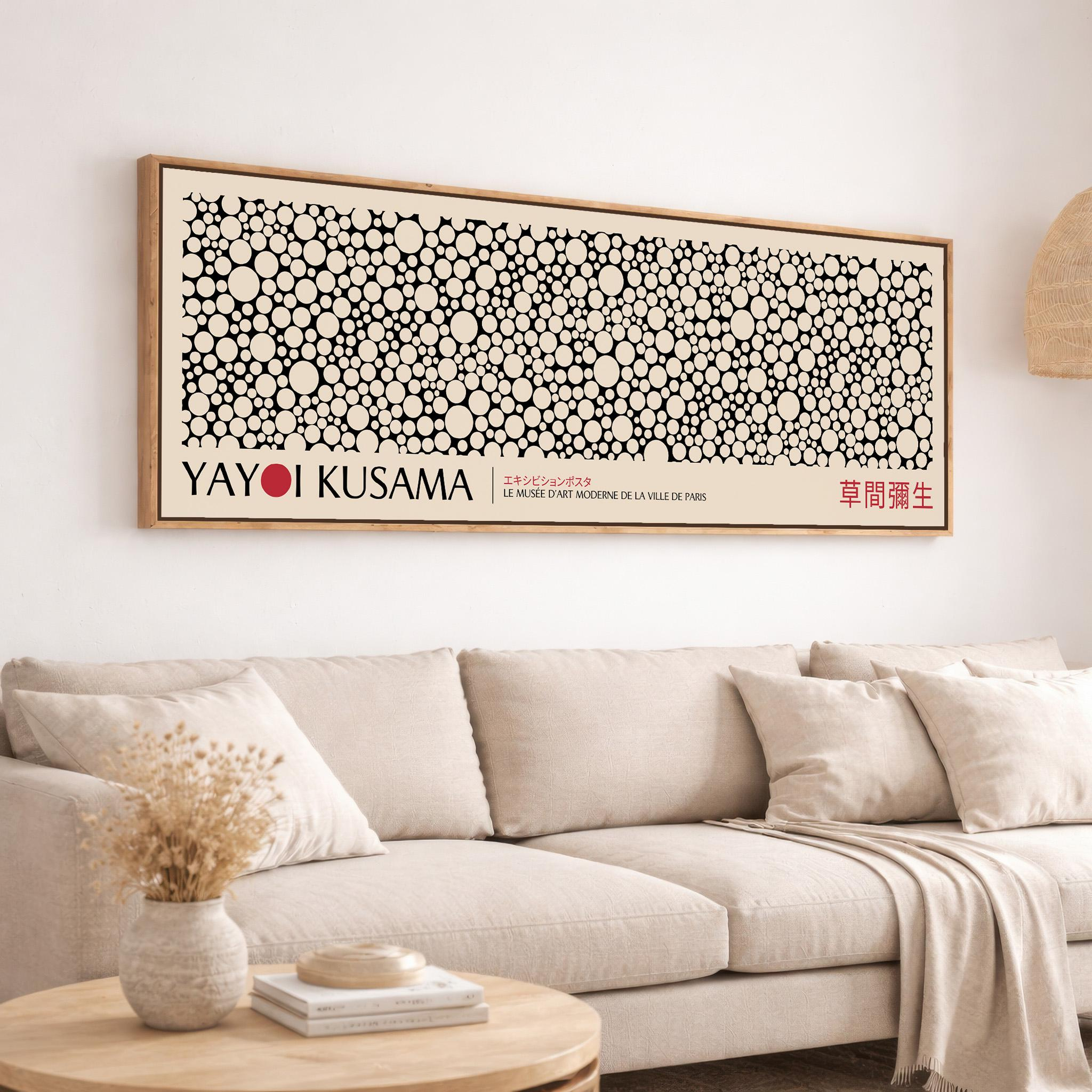 Large Japanese Yayoi Kusama Ab - Japanese Living Lifestyle avis et prix