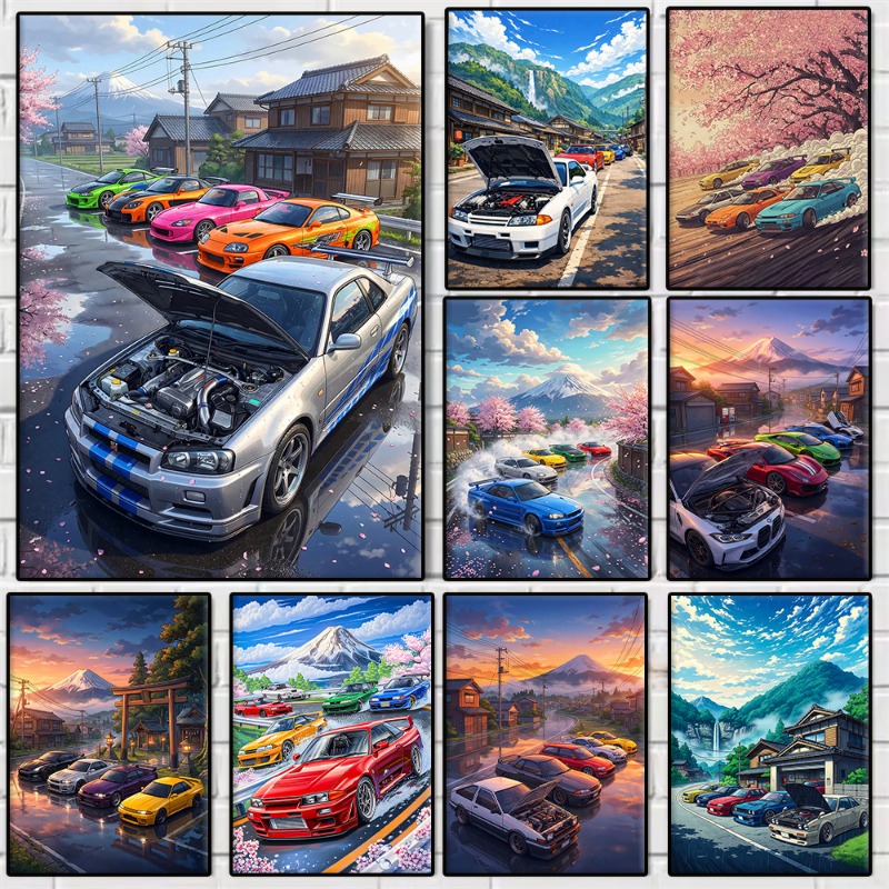 Anime Japanese JDM Car GTR Che - Japanese Living Lifestyle avis et prix