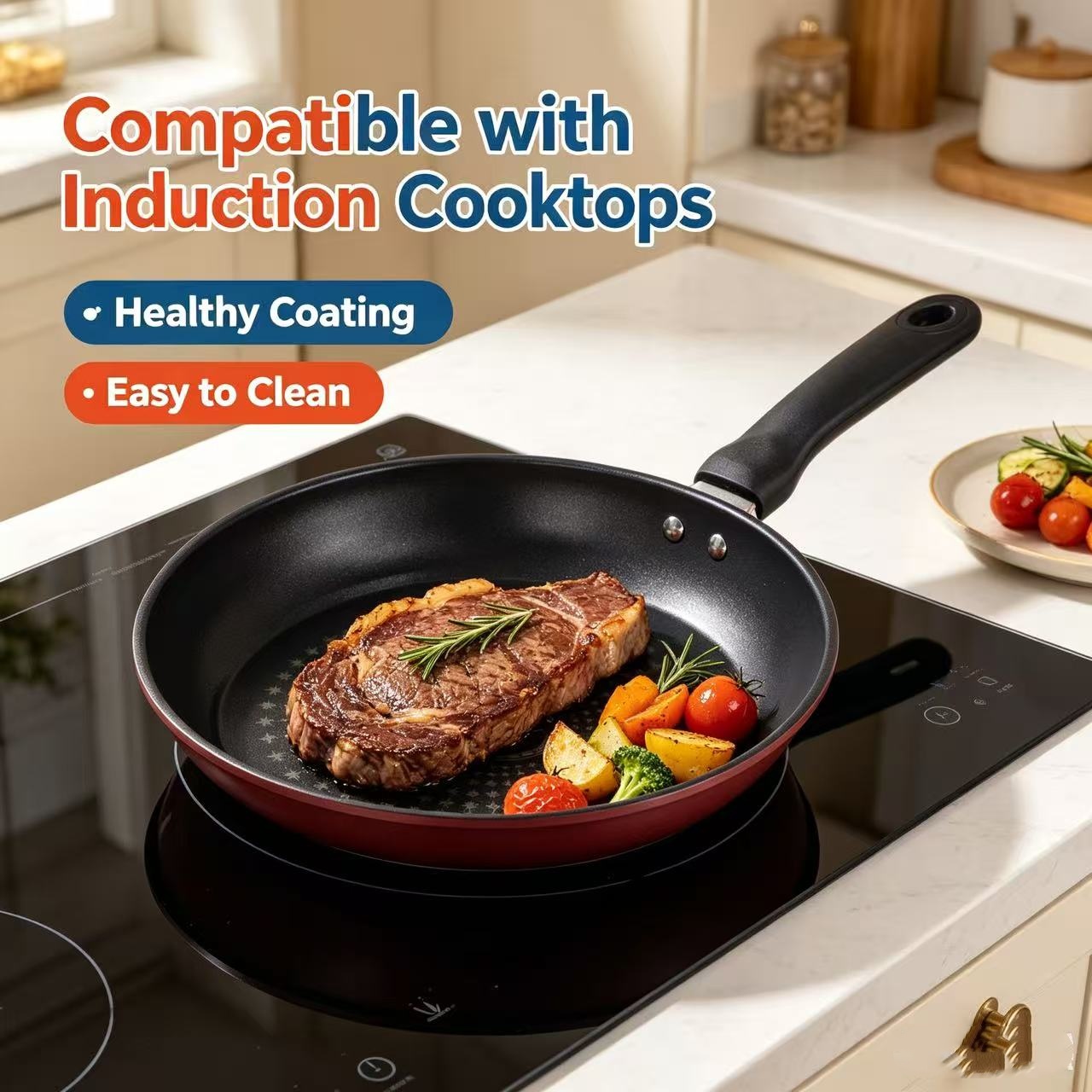 Premium Granite Non Stick Fryi - Cast Iron Tetsubin avis et prix