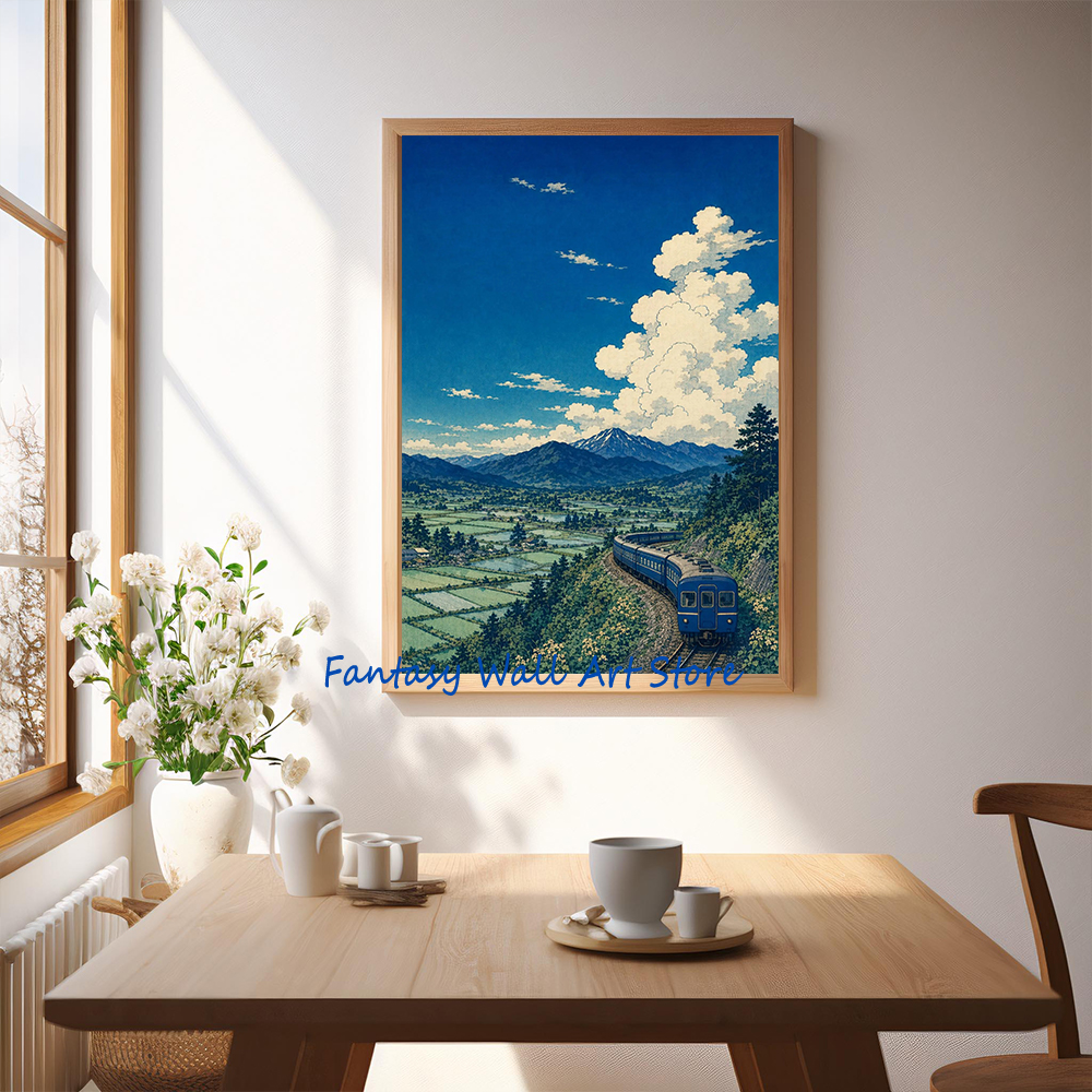 Japanese Train Blue Railway St - Japanese Lifestyle Japanese avis et prix