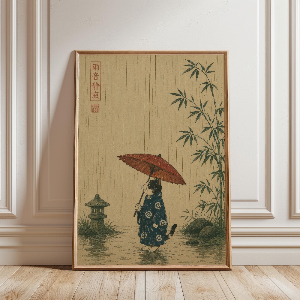 Black Cat Eating Ramen Rainy G - Japanese Lifestyle Japanese avis et prix