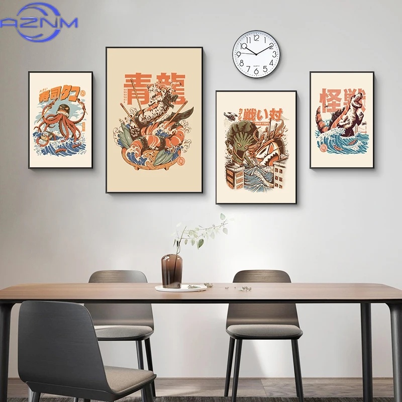 AZNM Japanese Kaijus Food Sush - Japanese Lifestyle Japanese avis et prix