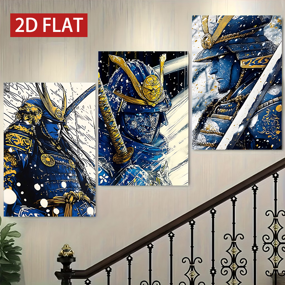3 Counts Wooden Framed Canvas  - Japanese Lifestyle Japanese avis et prix