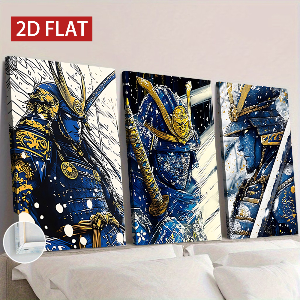 3 Counts Wooden Framed Canvas  - Japanese Lifestyle Japanese avis et prix