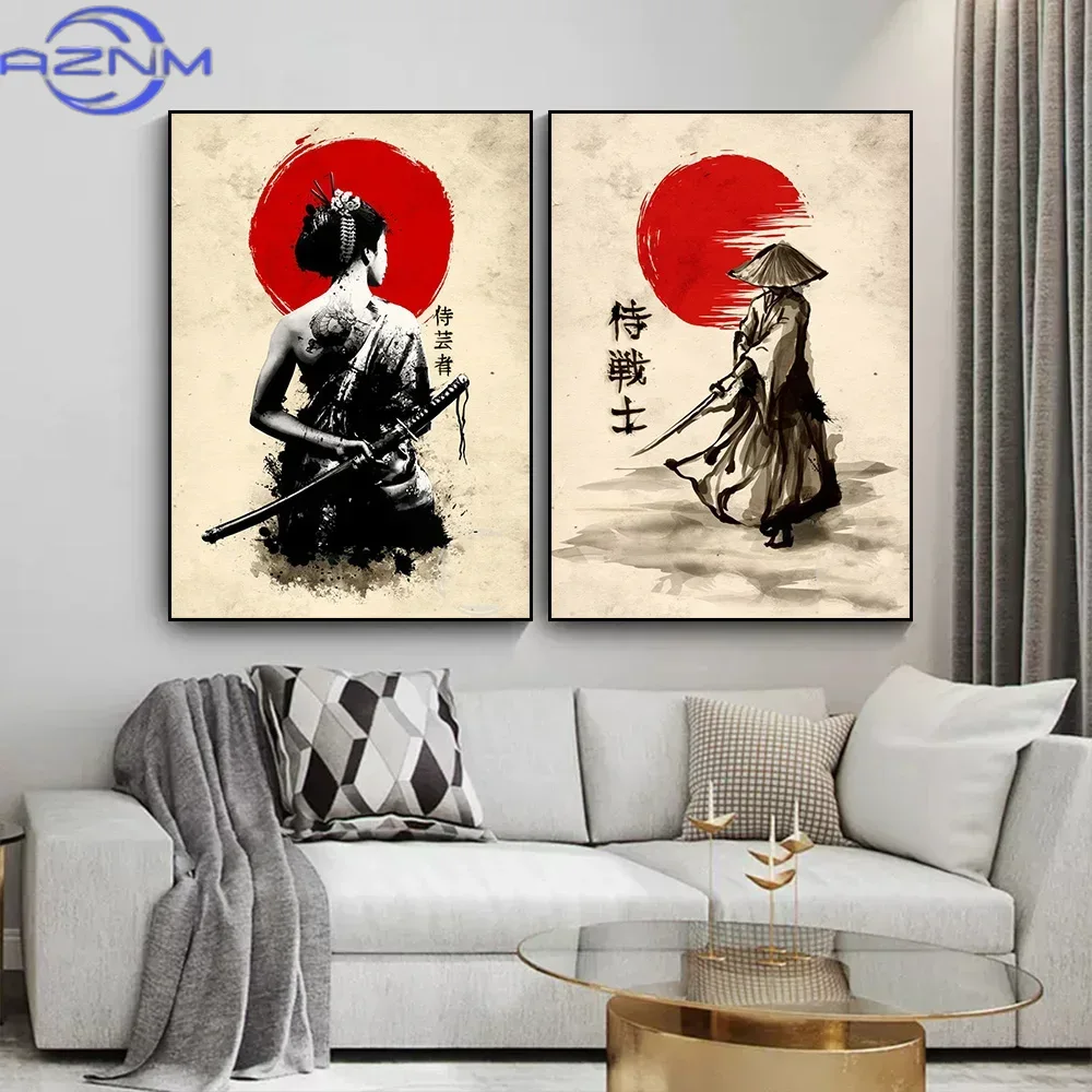 AZNM Canvas Painting Japanese  - Japanese Living Lifestyle avis et prix