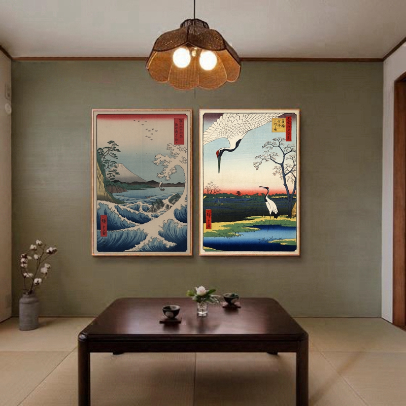 Japanese Prints Wall Art Canva - Japanese Living Lifestyle avis et prix