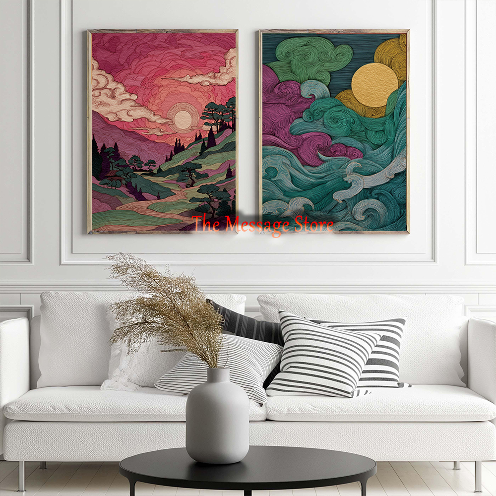 Japanese Landscape Abstract Go - Japanese Lifestyle Japanese avis et prix
