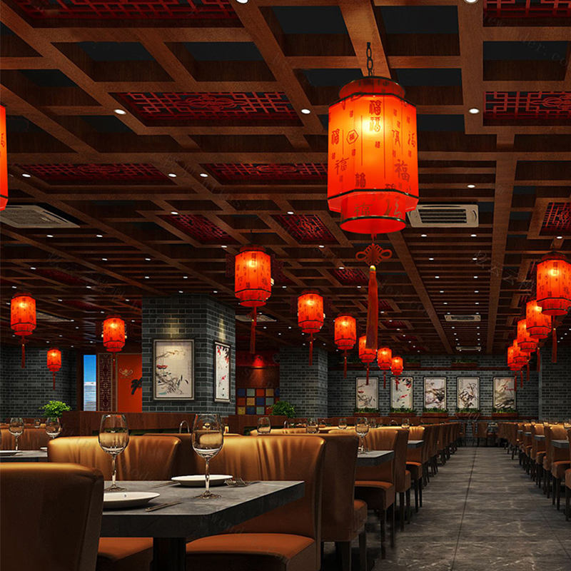 Chinese Red Lantern Chandelier - Japanese Lantern Paper avis et prix